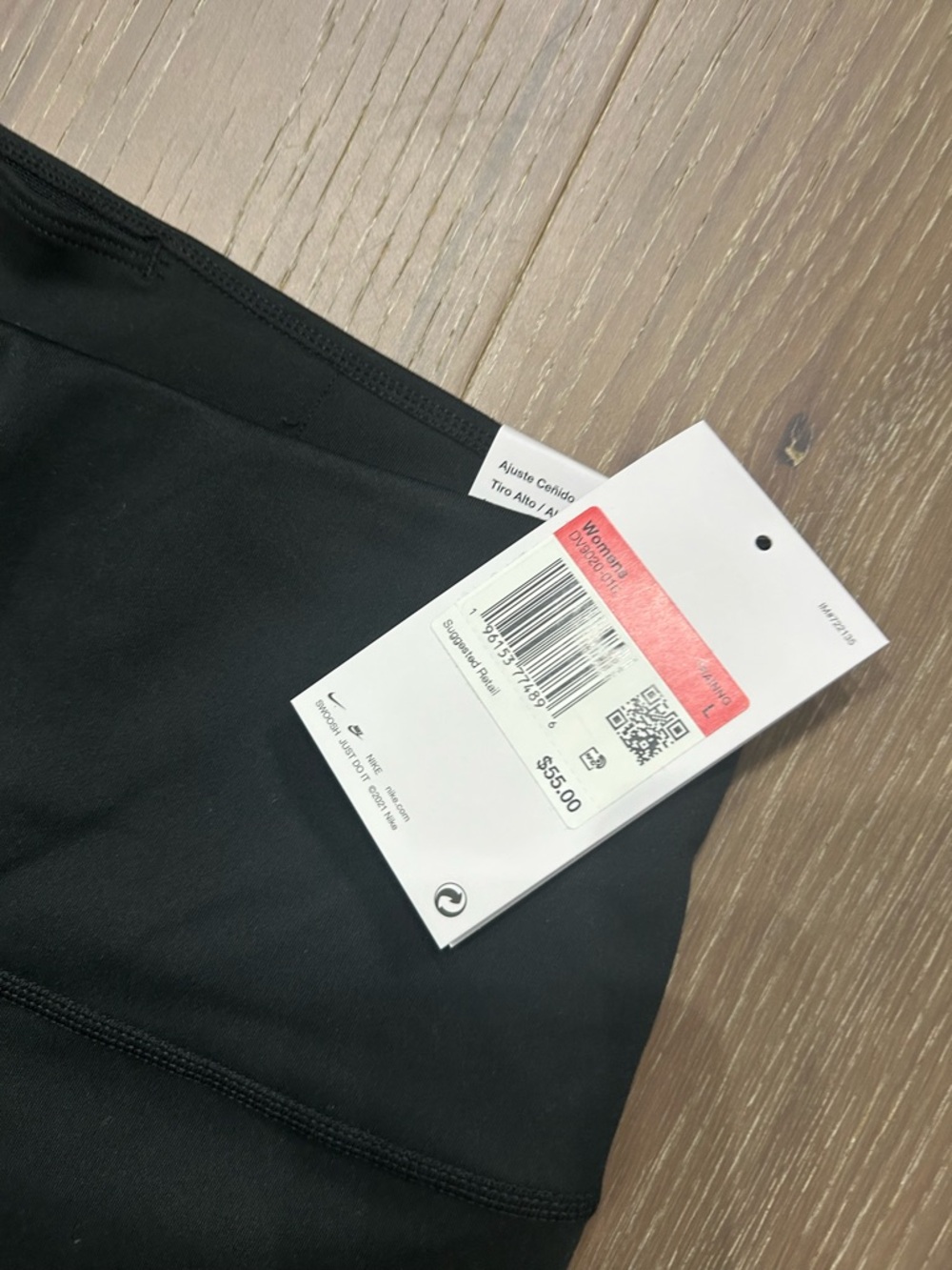 Women’s Nike one high waist Yoga pants. NWT lg - Picture 3 of 3
